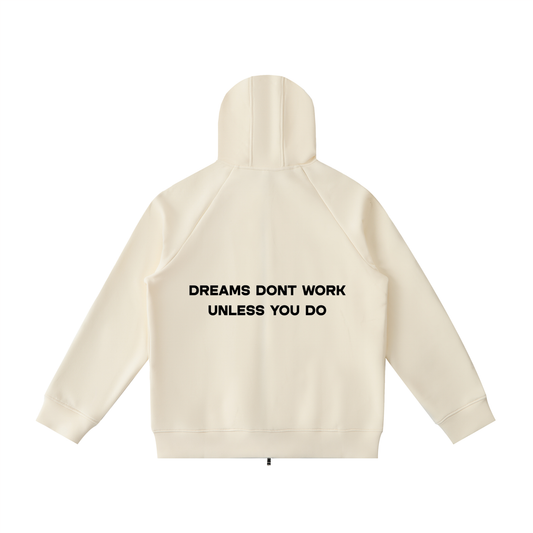 Heavyweight Raglan Sleeve Zip Hoodie