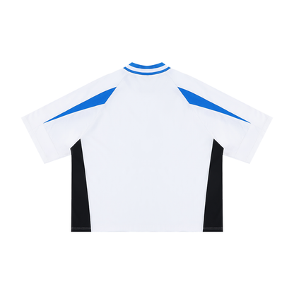ZIONIC Oversized V-Neck Jersey Tee