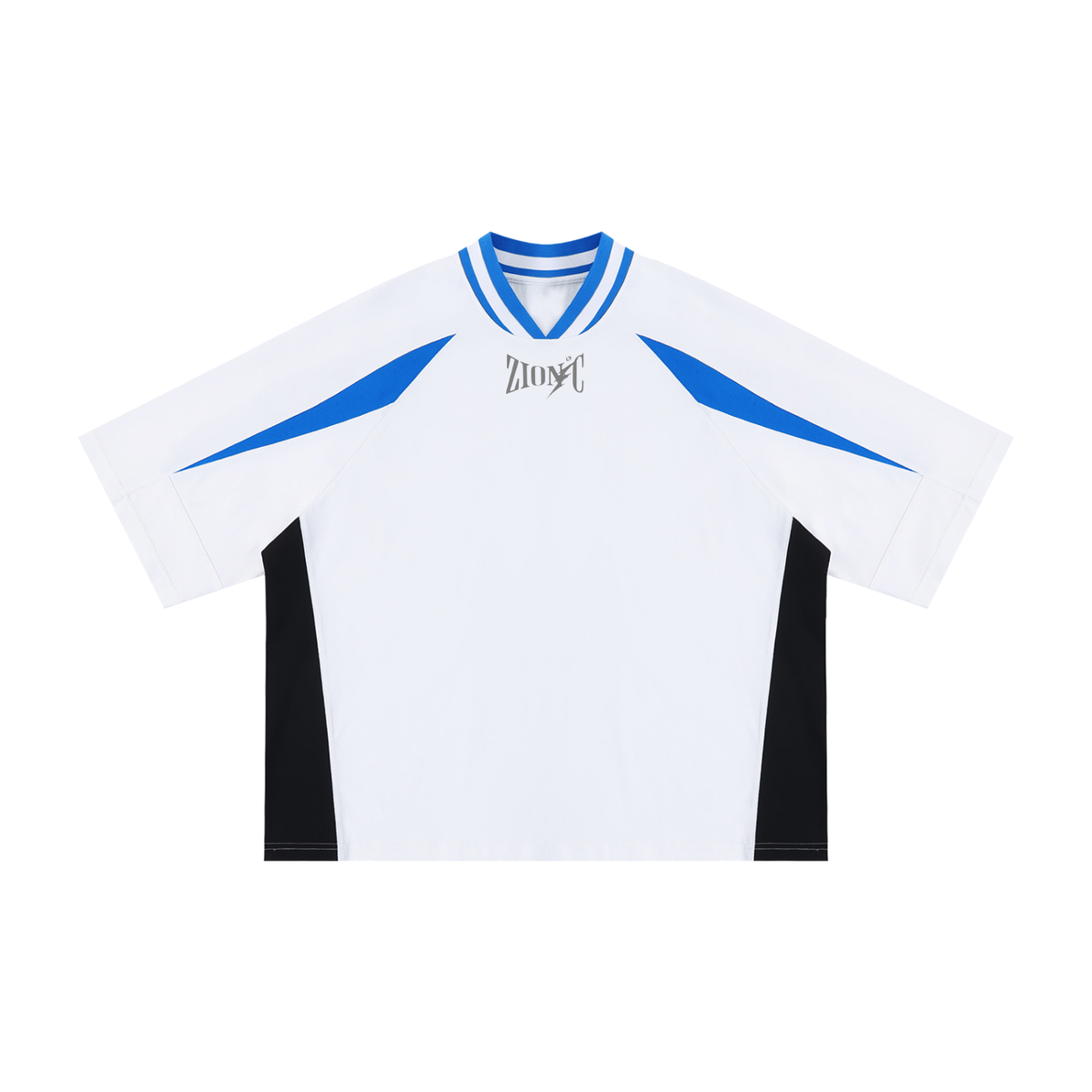 ZIONIC Oversized V-Neck Jersey Tee