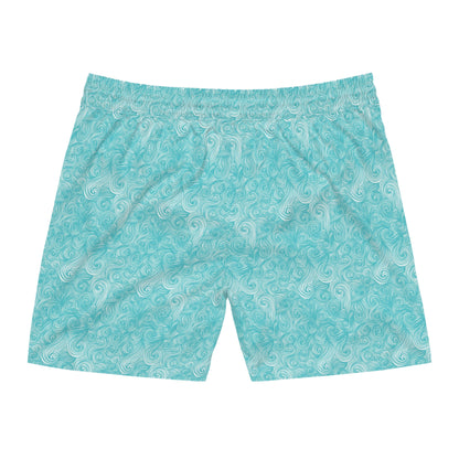 ZIONIC Shorts Ocean Fade — Azul Cielo Oversized UPF 50+ Premium