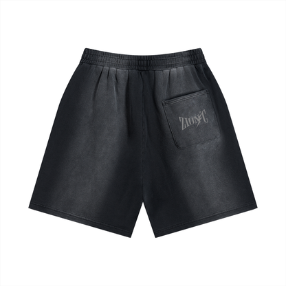 ZIONIC "Heritage" Distressed Heavyweight Shorts