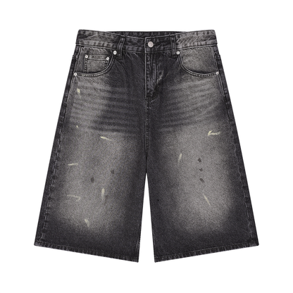 ZIONIC Vintage Wash Denim Jorts