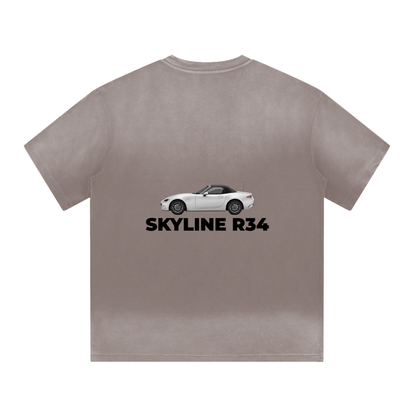 ZIONIC "SKYLINE R34" Heritage Heavyweight Tee
