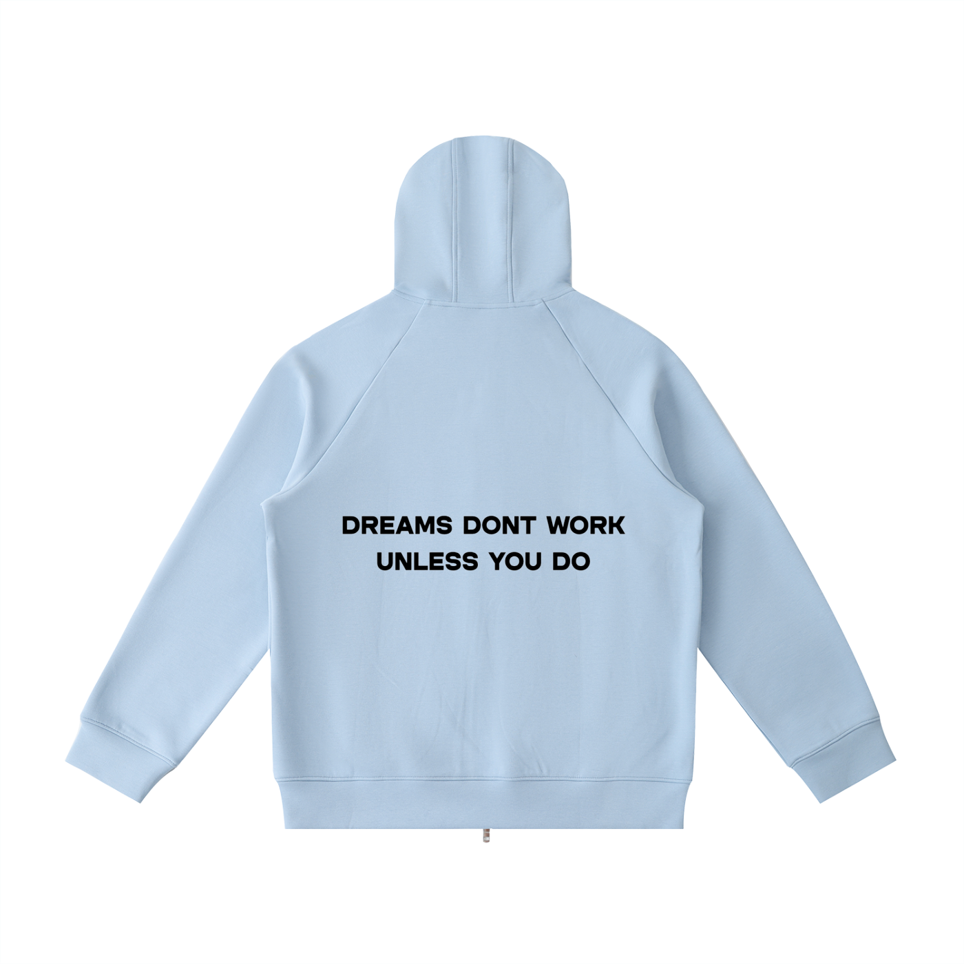 Heavyweight Raglan Sleeve Zip Hoodie