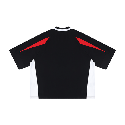 ZIONIC Oversized V-Neck Jersey Tee