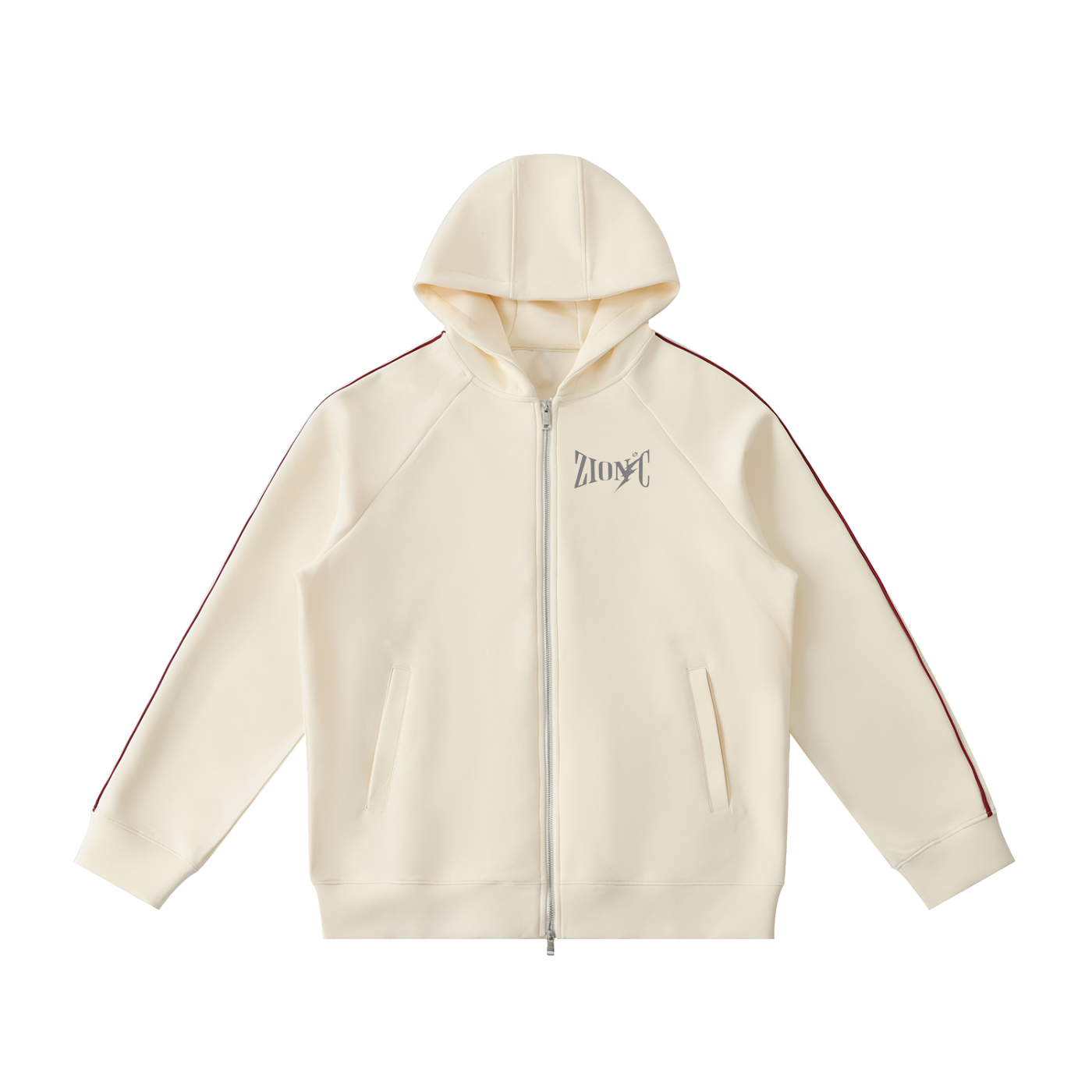 Heavyweight Raglan Sleeve Zip Hoodie