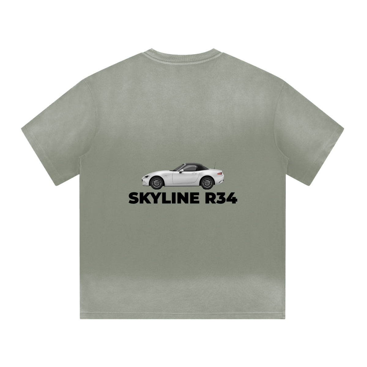 ZIONIC "SKYLINE R34" Heritage Heavyweight Tee