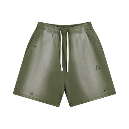 ZIONIC "Heritage" Distressed Heavyweight Shorts