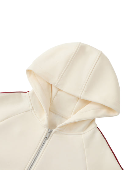 Heavyweight Raglan Sleeve Zip Hoodie