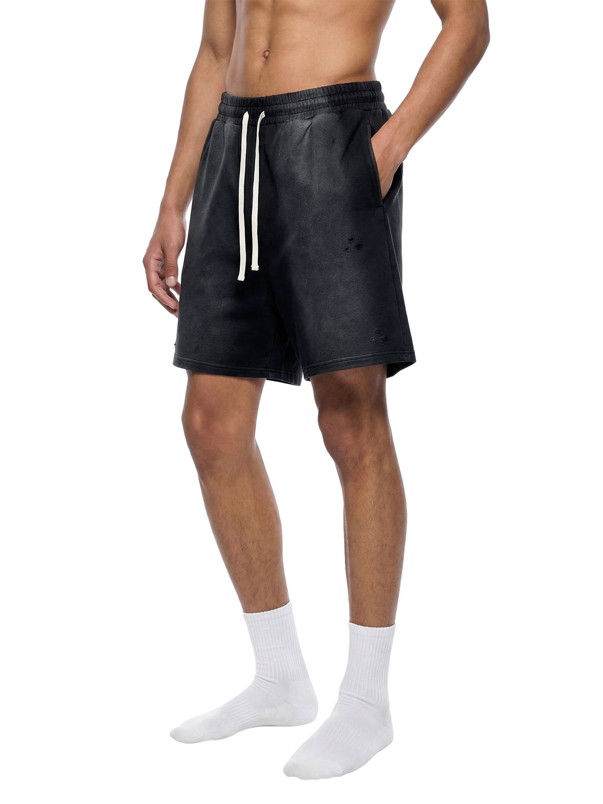 ZIONIC "Heritage" Distressed Heavyweight Shorts